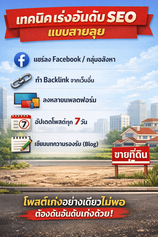SEO ขายที่ดิน