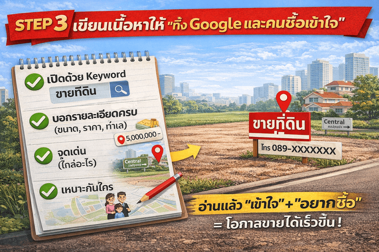SEO ขายที่ดิน