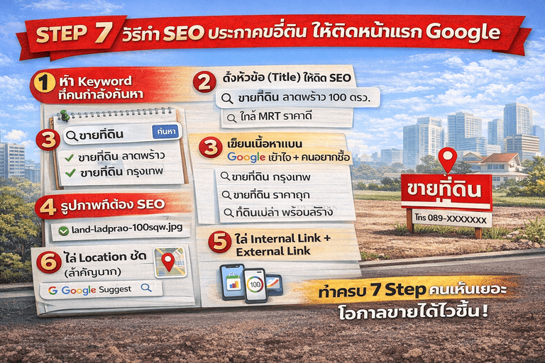 SEO ขายที่ดิน
