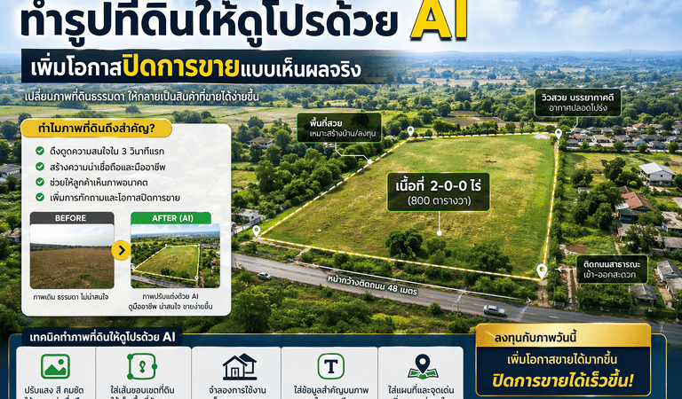 เทคนิคขายที่ดิน