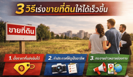 ขายที่ดินไม่ออก
