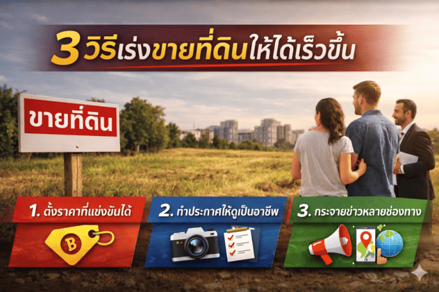 ขายที่ดินไม่ออก